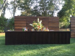 Bar Rentals for Outdoor Wedding