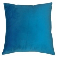 Blue velvet pillow